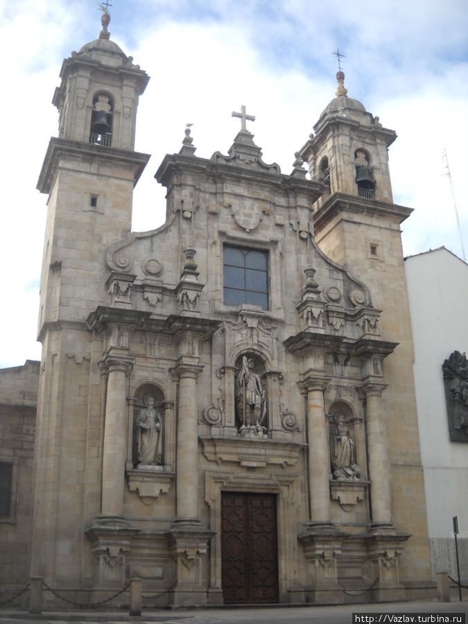 Барочный фасад церкви Ла-Корунья, Испания