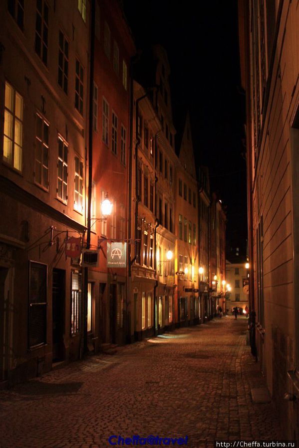 Ночная прогулка по Стокгольму Стокгольм, Швеция