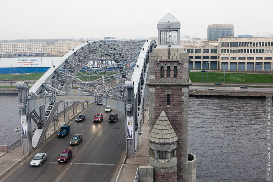 Мост императора Петра Великого Санкт-Петербург, Россия