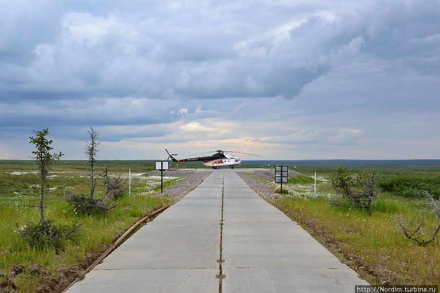 Полёт над тундрой Усинск, Россия
