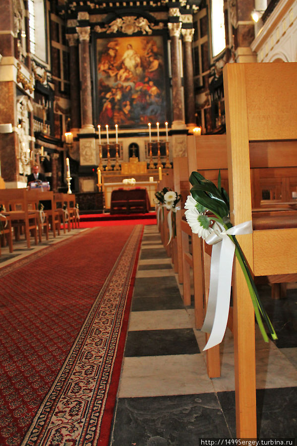 Церковь Св.Карла Борромео и простая фламандская свадьба Антверпен, Бельгия