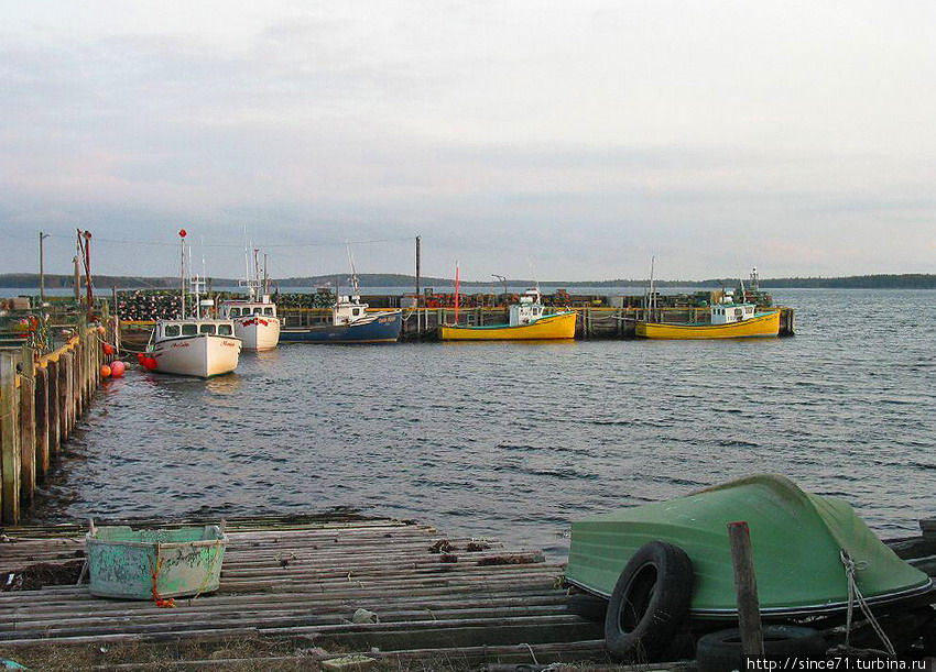 О рыбаках и омарах Провинция Новая Шотландия, Канада