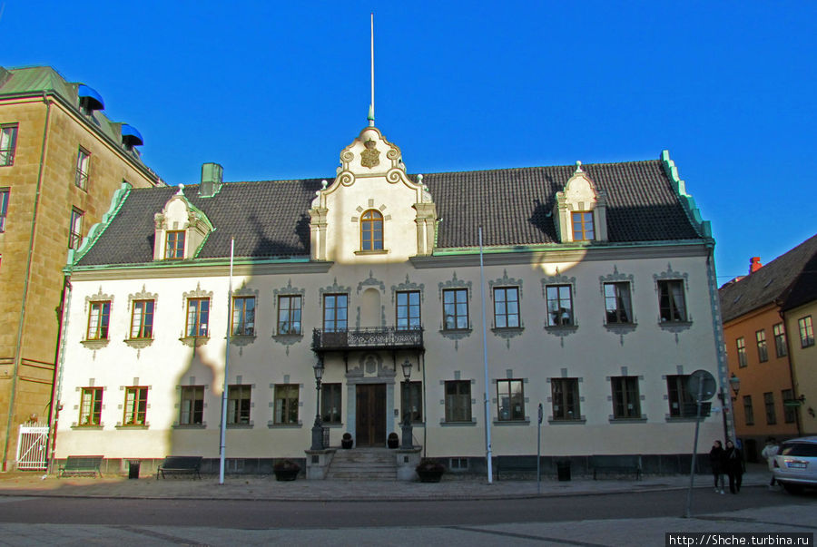 Большая площадь Мальме ( Stortorget ) и городская ратуша Мальмё, Швеция