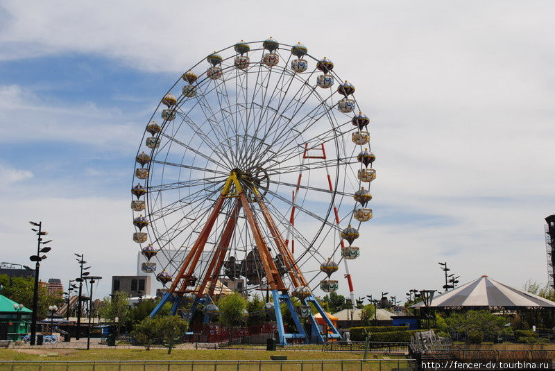 Parque de la Costa - старый столичный парк развлечений Тигре, Аргентина