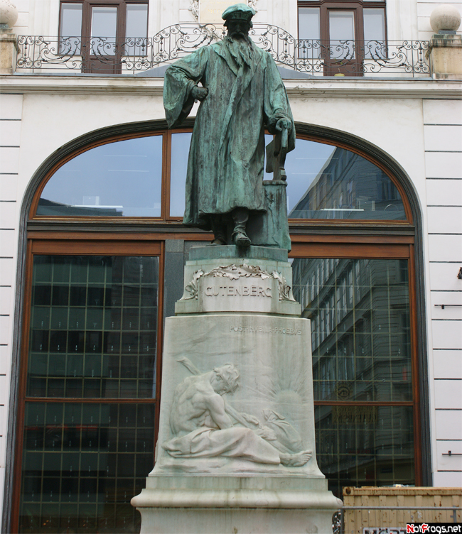 Памятник Иоганну Гуттенбергу Вена, Австрия