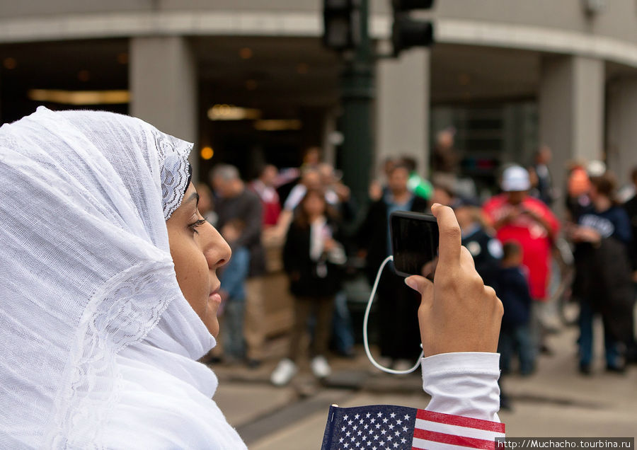 Memorial Day Parade в Чикаго Чикаго, CША