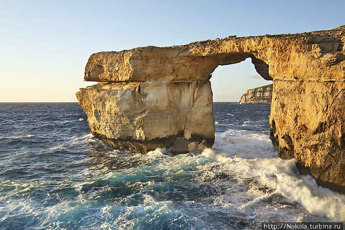 Скала Голубое Окно Двейра залив, Мальта