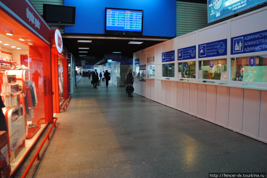 Внутри старого терминала Казань, Россия