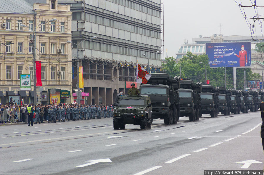 Парад военной техники в День Победы Москва, Россия