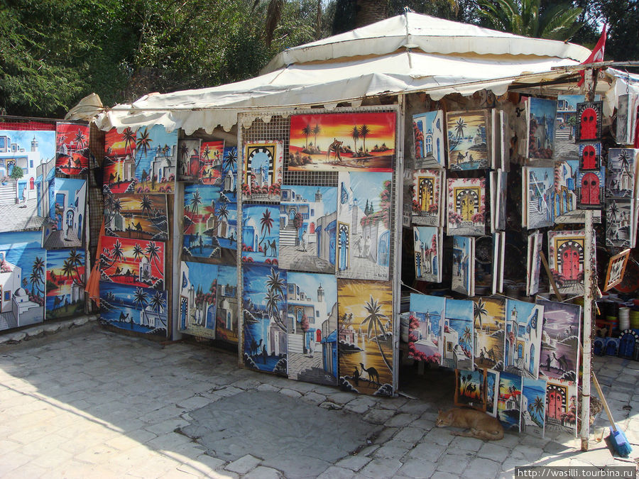 Местная живопись. Сиди-Бу-Саид, Тунис