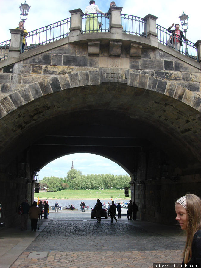 Мост желаний Дрезден, Германия
