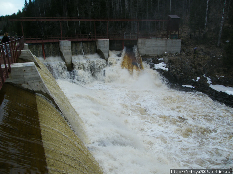 Плотина ГЭС в Хямекоски