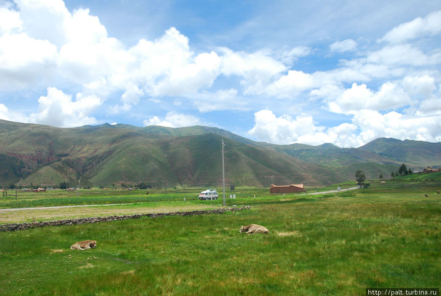 Дорога из Куско в Ольянтайтамбо Перу