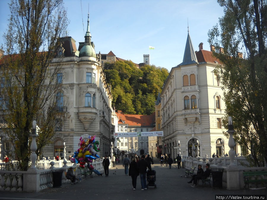 Панорамный кадр Любляна, Словения