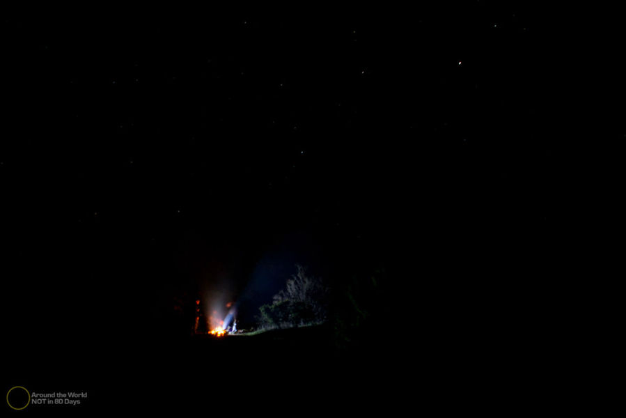 Ночь и рассвет над Качи-Кальоном Бахчисарай, Россия