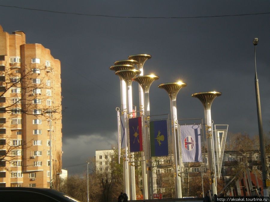 Площадь Славы в Кузьминках Москва, Россия