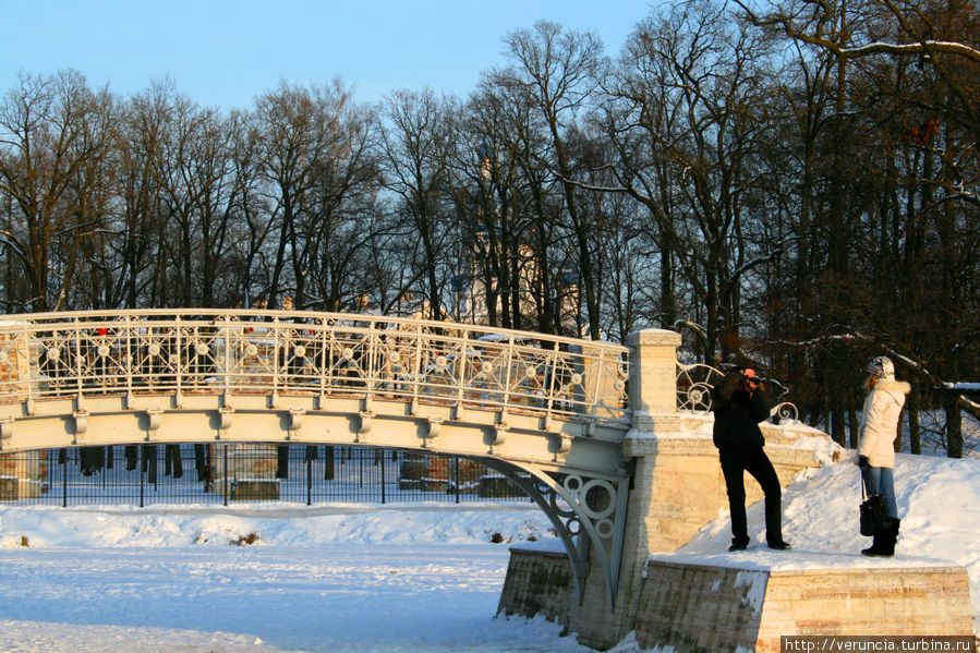 Мостик в Дворцовом парке Гатчина, Россия