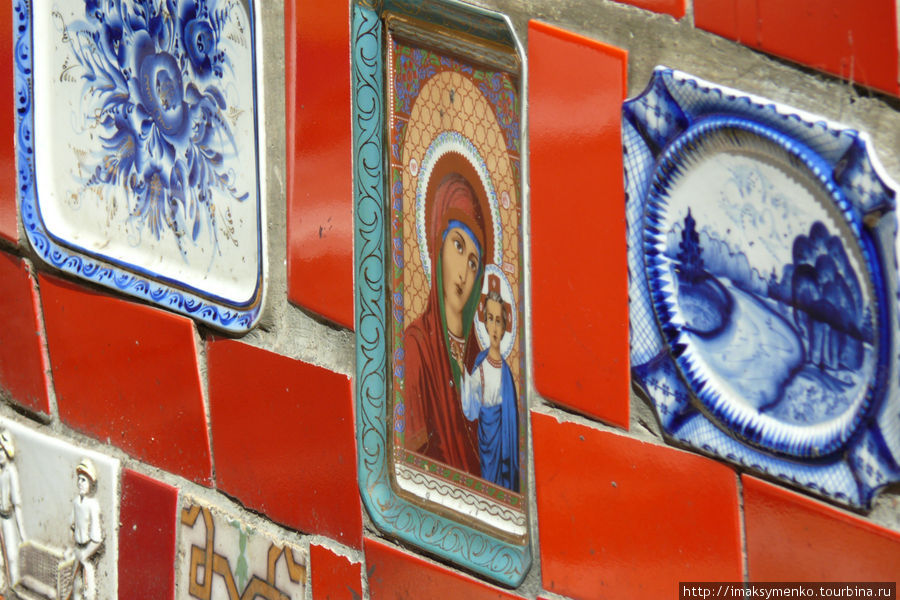 Украинских никаких плиточек не нашел, но нашел православную икону. Рио-де-Жанейро, Бразилия
