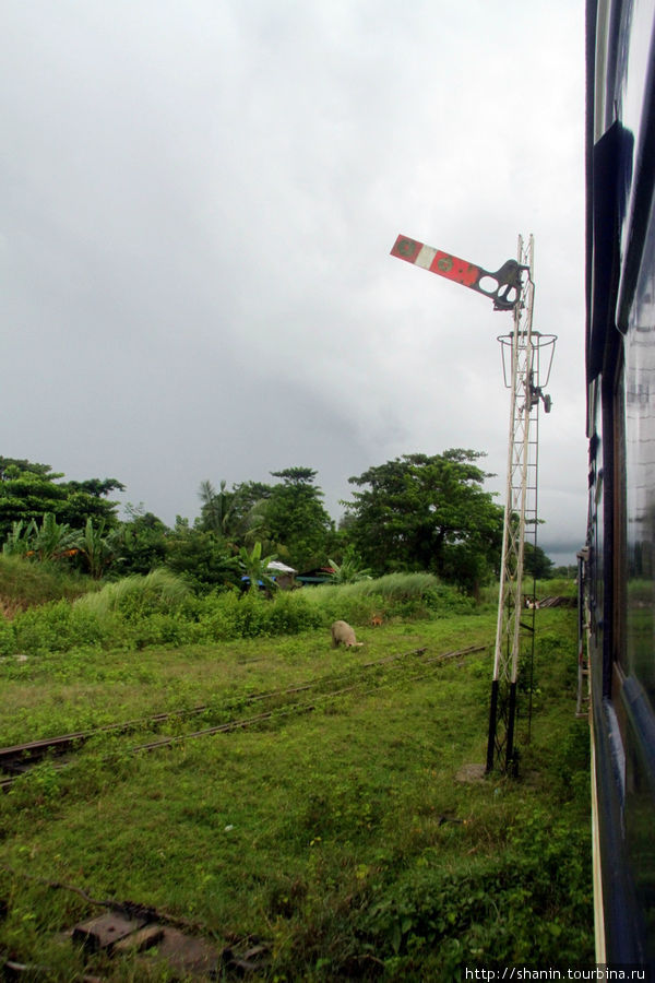 Путешествие на поезде Мьянма
