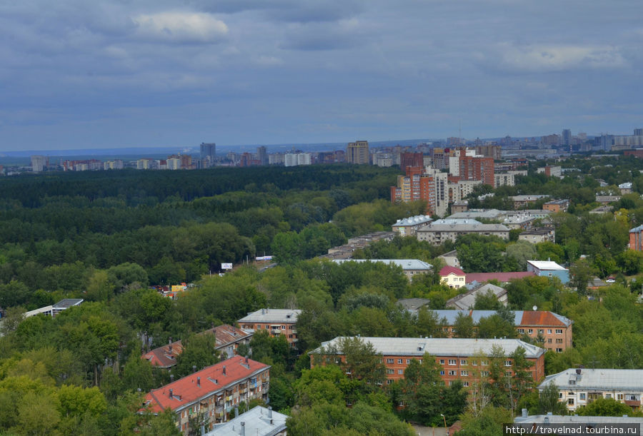 Пермь с высоты 25-го этажа Пермь, Россия