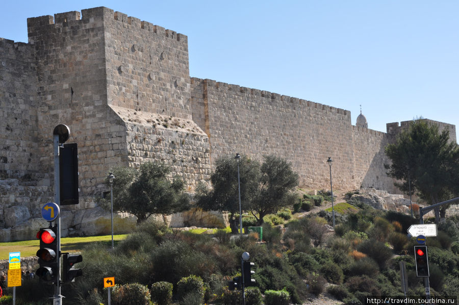 Смотровая площадка возле стен Старого города Иерусалим, Израиль