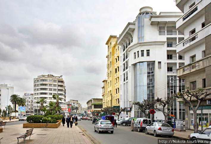Вторая столица Марокко Касабланка, Марокко