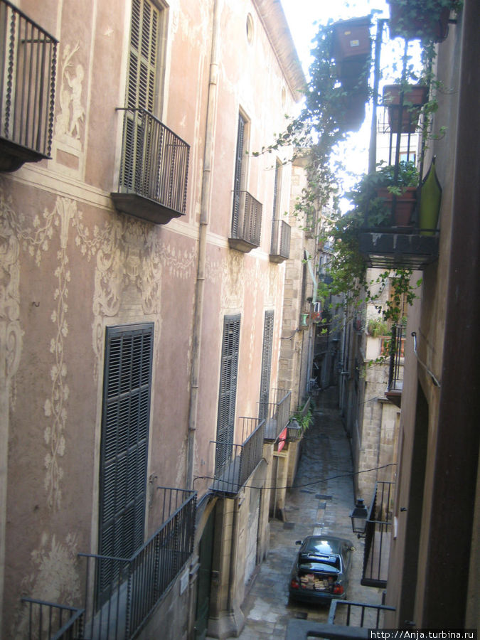 вид с балкона Барселона, Испания