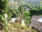 Деревня Хуай Сие Тао народности Карены Падонг вблизи Мае Хонг Сон.