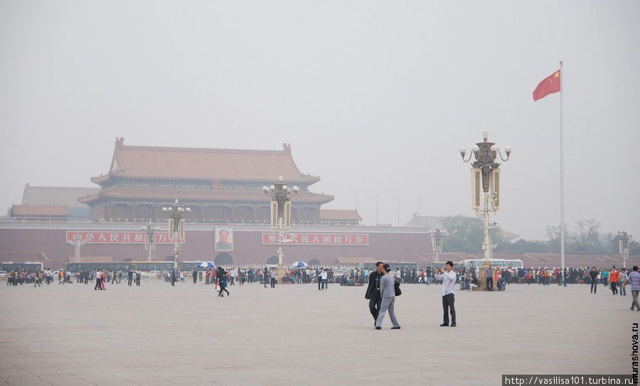 Площадь Тхеньаньмэнь в Пекине Пекин, Китай