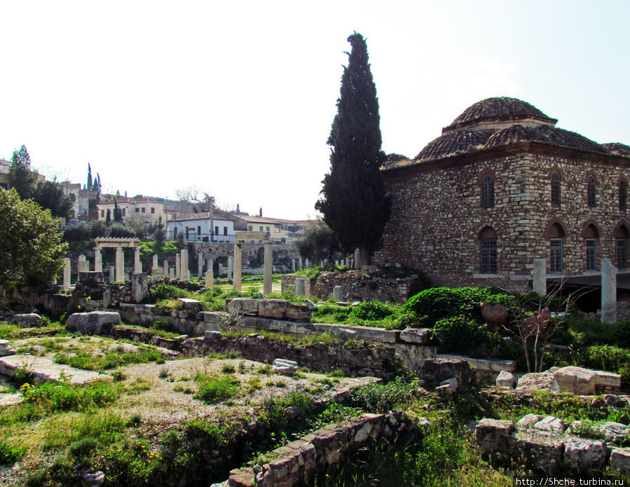 Библиотека Адриана и Римский форум — античность не отпускает Афины, Греция