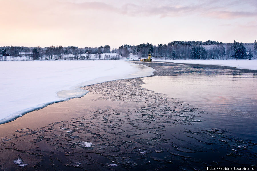 Сказочная зима в Финляндии Нурмес, Финляндия