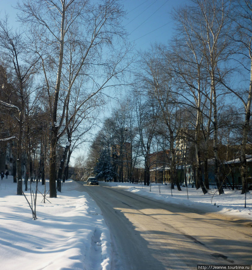 Это дорога вдоль моего городка. Хабаровск, Россия