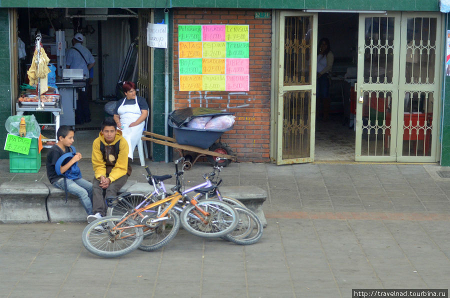 Придорожная жизнь (из окна автобуса между Боготой и Нейвой) Провинция Уила, Колумбия
