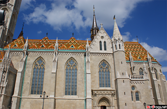 Церковь Матиаша со стороны Рыбацкого бастиона Будапешт, Венгрия