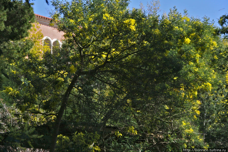 сады Санта Клотильды за оградой Ллорет-де-Мар, Испания