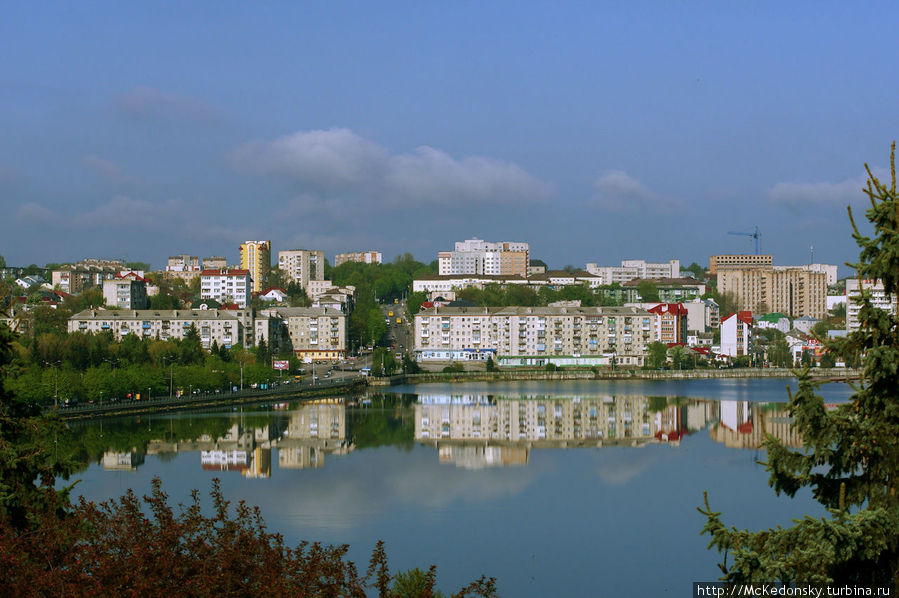 городской пруд Тернополь, Украина