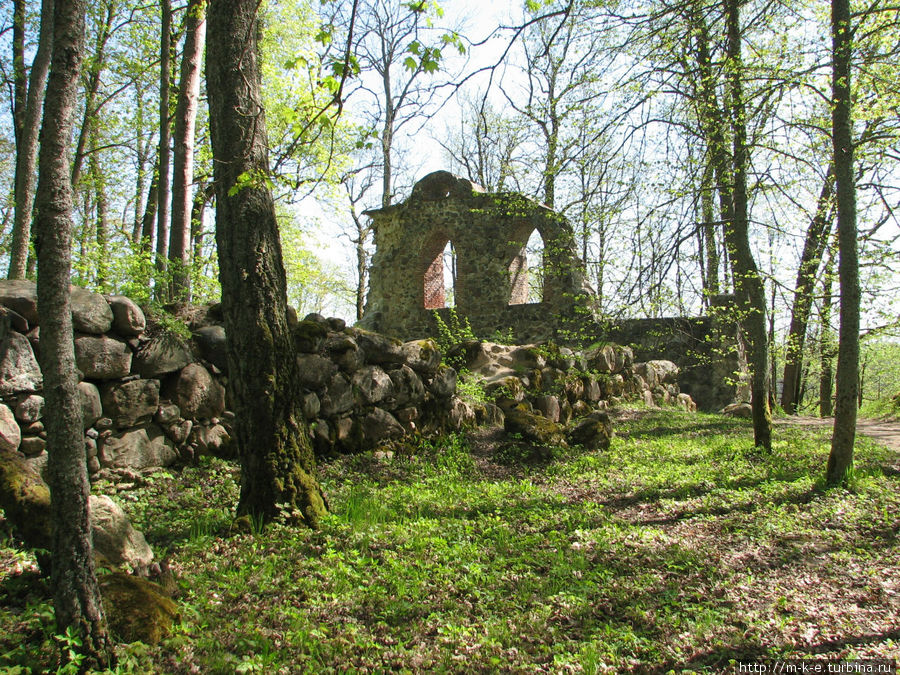 Развалины Кримулдского замка Сигулда, Латвия