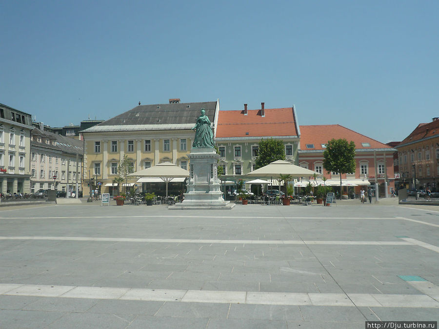 Новое место-новая городская площадь Клагенфурт, Австрия