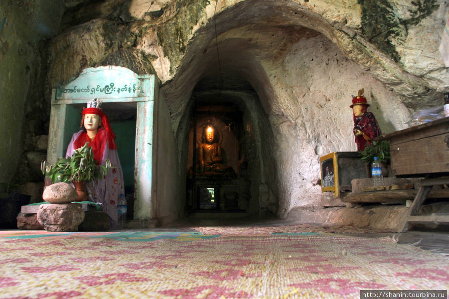 Духи в буддистских пещерах Монива, Мьянма