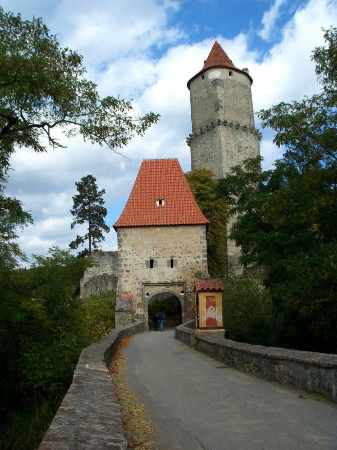 Замок Zvikov Южночешский край, Чехия