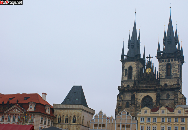 Башни храма Девы Марии перед Тыном Прага, Чехия