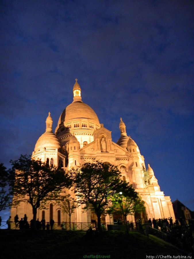 Моменты ночного Парижа Париж, Франция