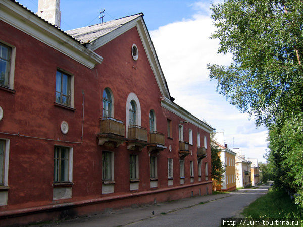 Старая часть города. Оленегорск, Россия
