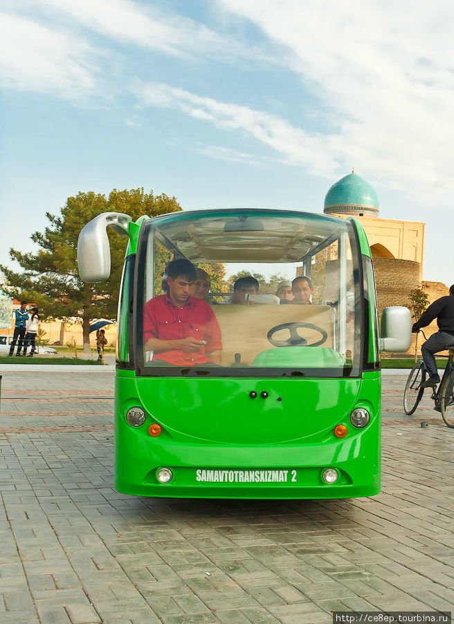 Электрокар-маршрутка Самарканд, Узбекистан