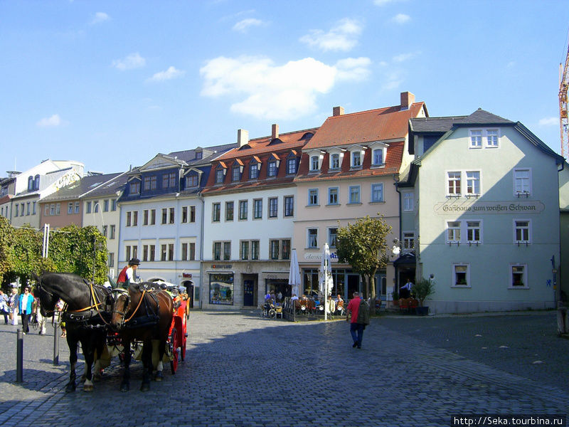 Город, где жили известные люди Веймар, Германия