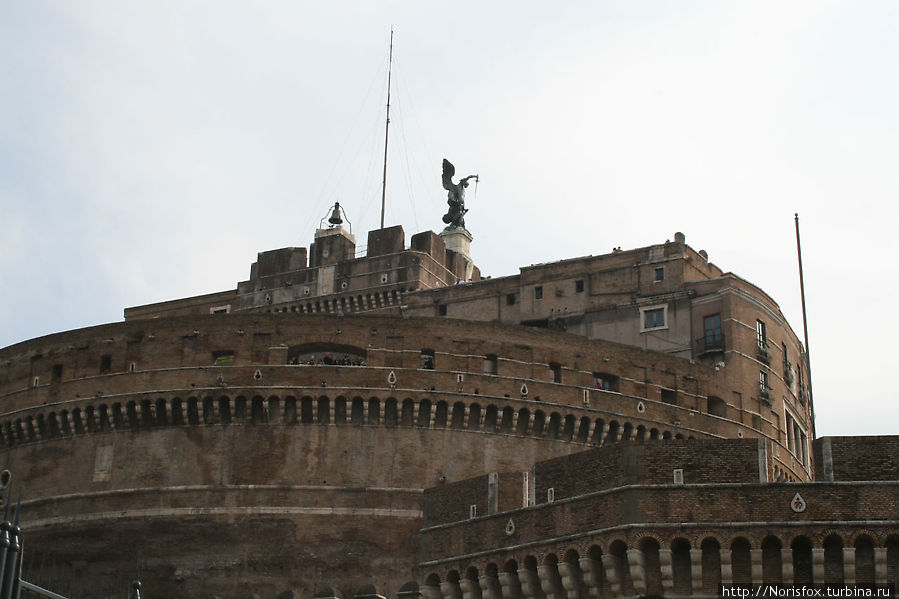 снова замок Ангела Рим, Италия