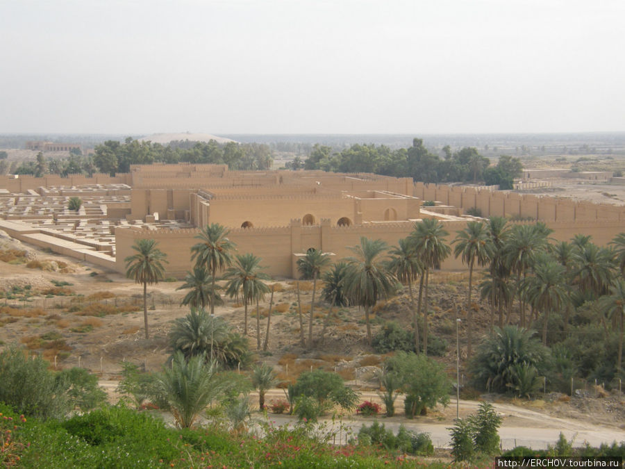 Посмотреть на Вавилон сверху Провинция Бабиль, Ирак