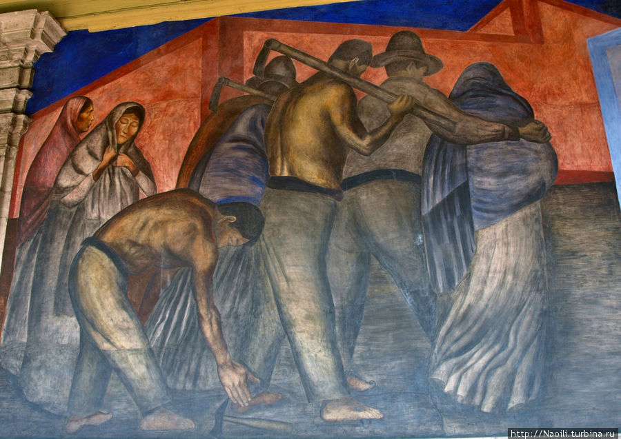 Фрески Работники Хосе Клементе Ороско, 1926 Мехико, Мексика