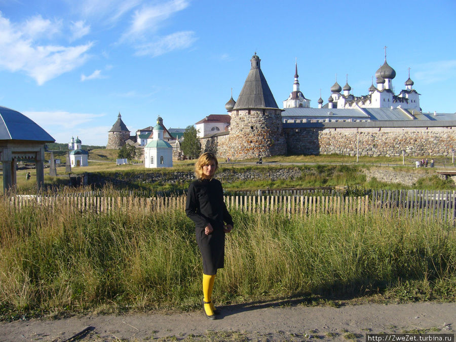 Грозная северная крепость Соловецкие острова, Россия