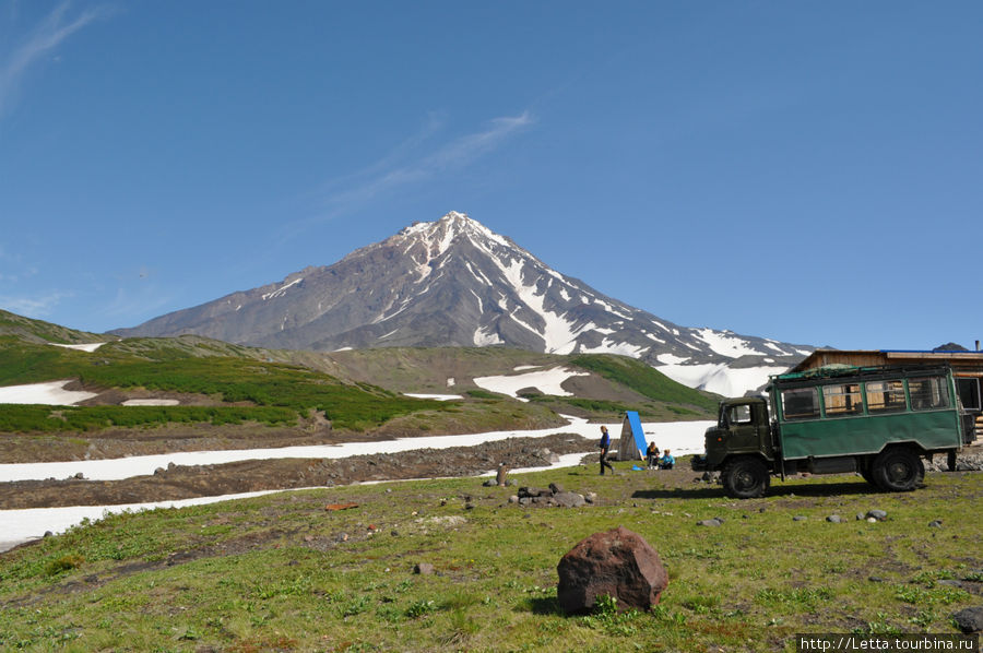 Лагерь вулканологов Авачинская сопка (2741м), Россия